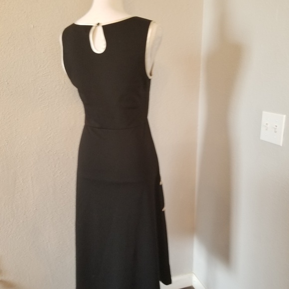 Sunny Girl Black/White Dress Sz M - Picture 3 of 8